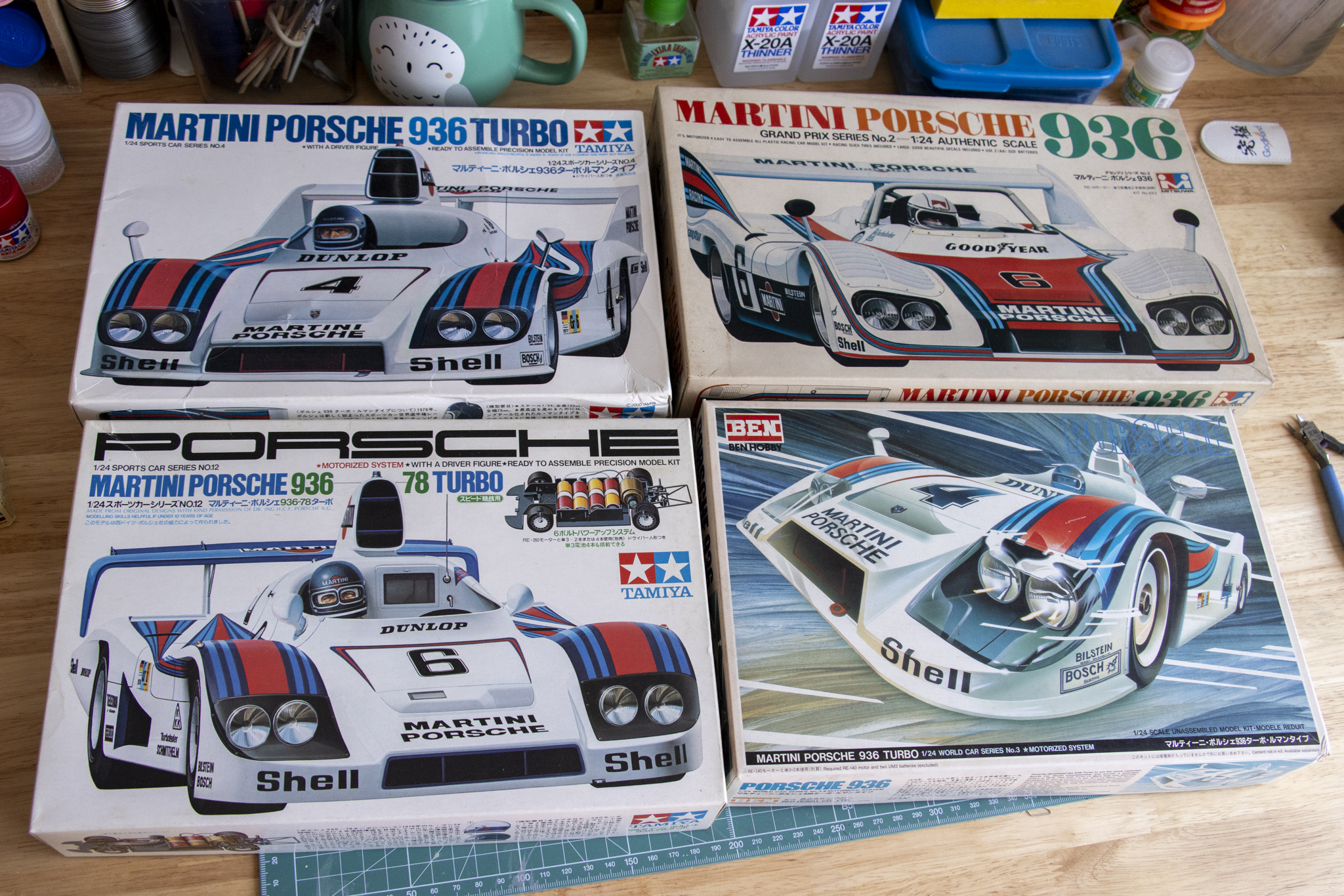 Let's review Mitsuwa's 1/24 Martini Porsche 936 and Tamiya's two 1 Let's review Mitsuwa's 1/24 Martini Porsche 936 and Tamiya's two 1