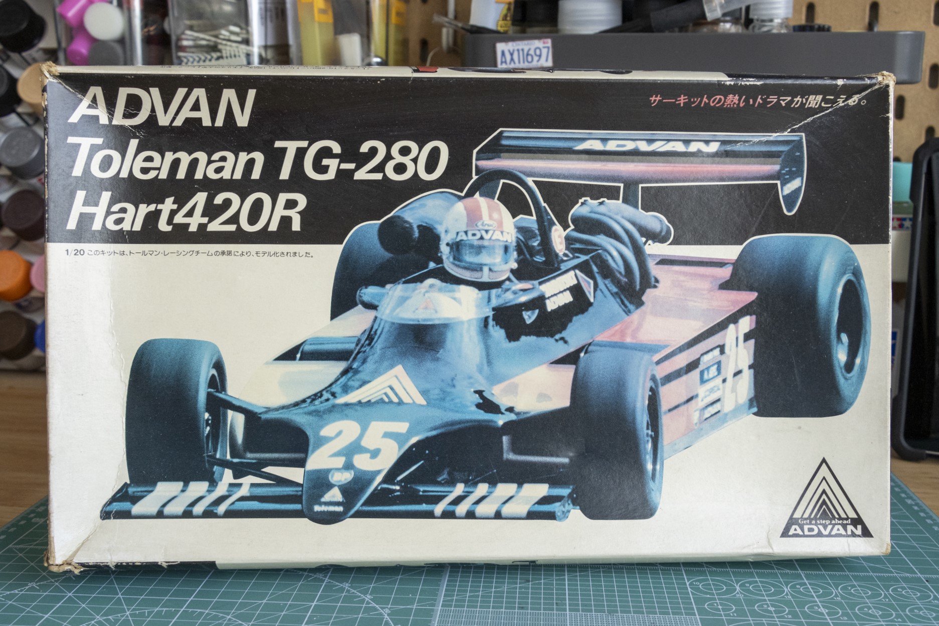 Let's review ADVAN's 1/20 Toleman TG-280 Hart420R – Larry's Scale