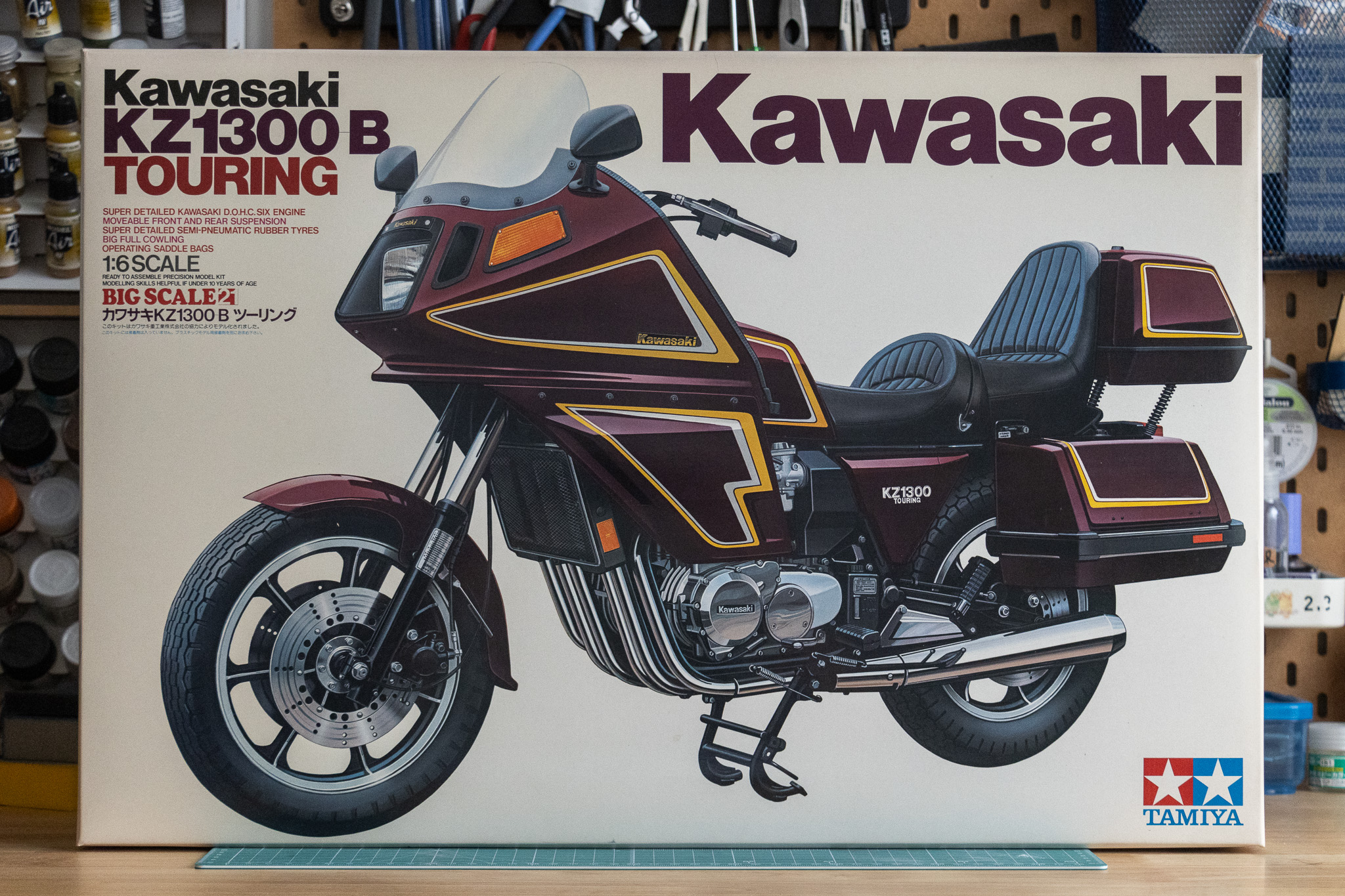 Let's review Tamiya's 1/6 Kawasaki KZ1300 B Touring – Larry's
