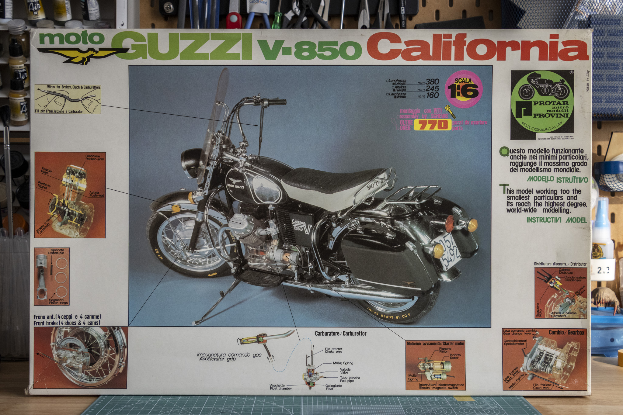 Let's review Protar's 1/6 Moto Guzzi V-850 California – Larry's